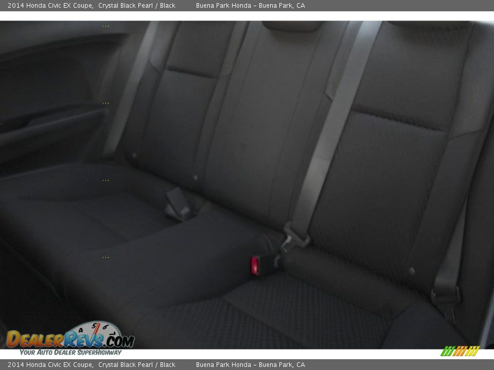 2014 Honda Civic EX Coupe Crystal Black Pearl / Black Photo #14