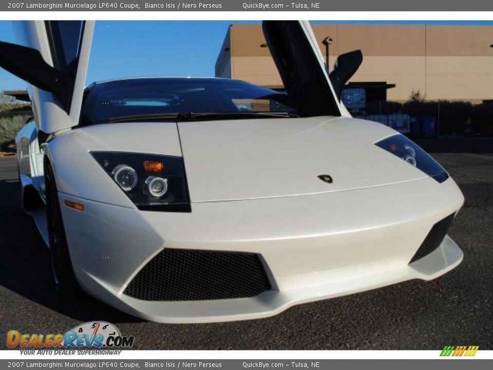 2007 Lamborghini Murcielago LP640 Coupe Bianco Isis / Nero Perseus Photo #8
