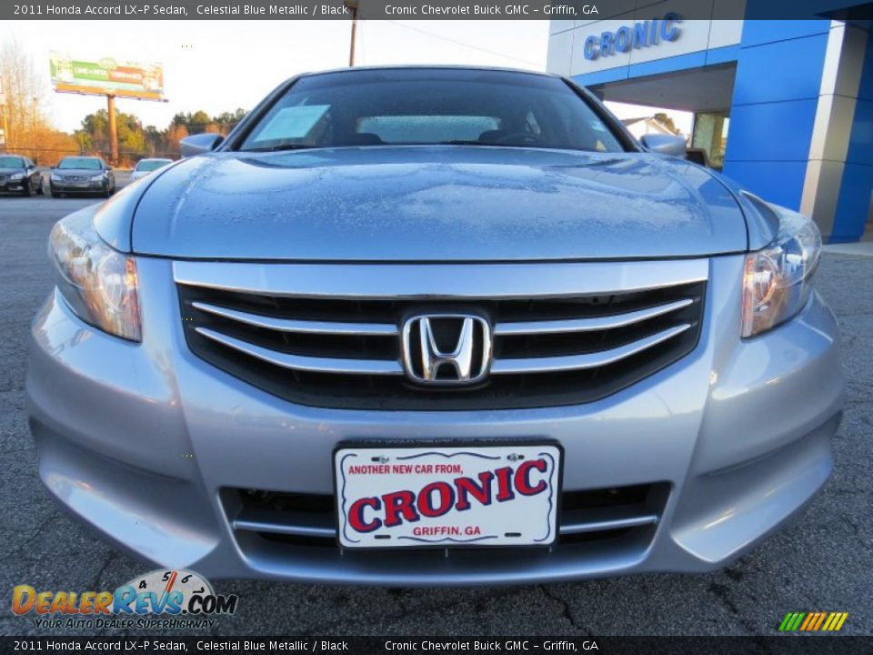 2011 Honda Accord LX-P Sedan Celestial Blue Metallic / Black Photo #2
