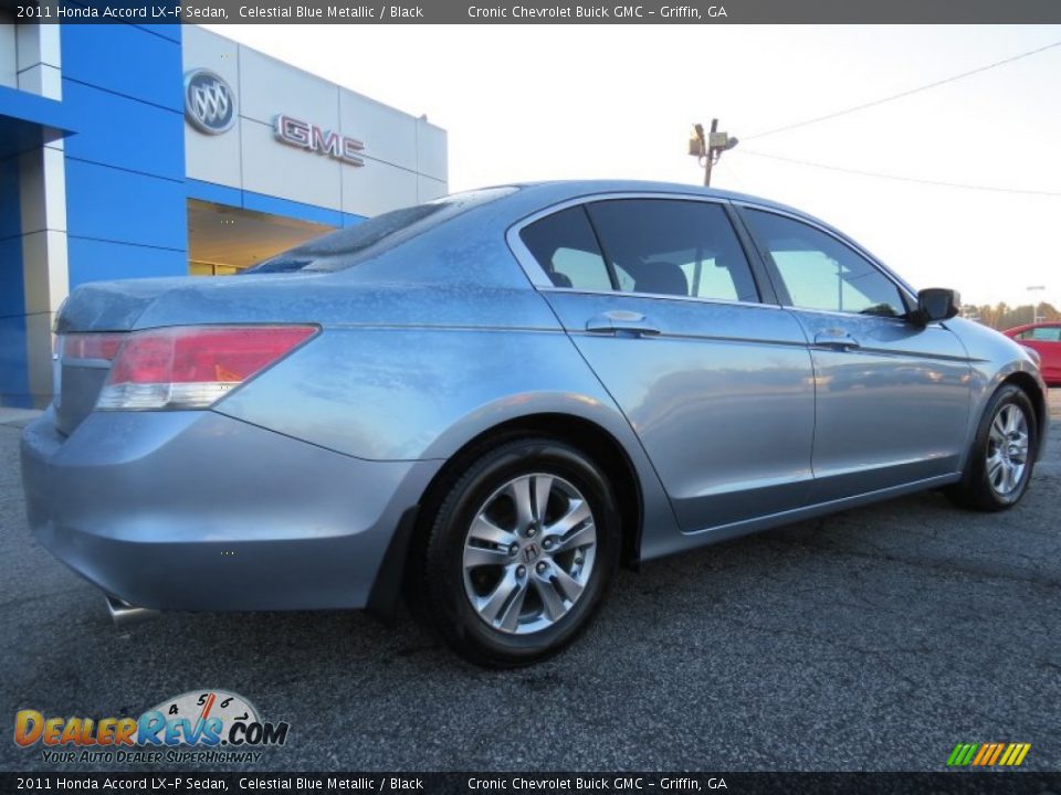 2011 Honda Accord LX-P Sedan Celestial Blue Metallic / Black Photo #7