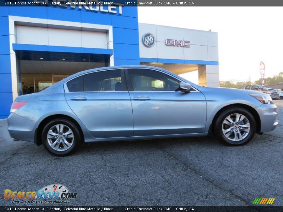 2011 Honda Accord LX-P Sedan Celestial Blue Metallic / Black Photo #8