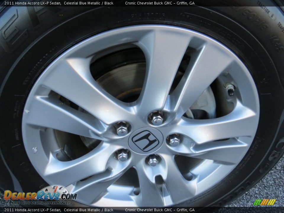 2011 Honda Accord LX-P Sedan Celestial Blue Metallic / Black Photo #9