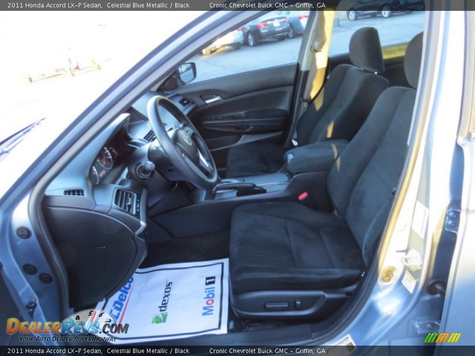2011 Honda Accord LX-P Sedan Celestial Blue Metallic / Black Photo #10