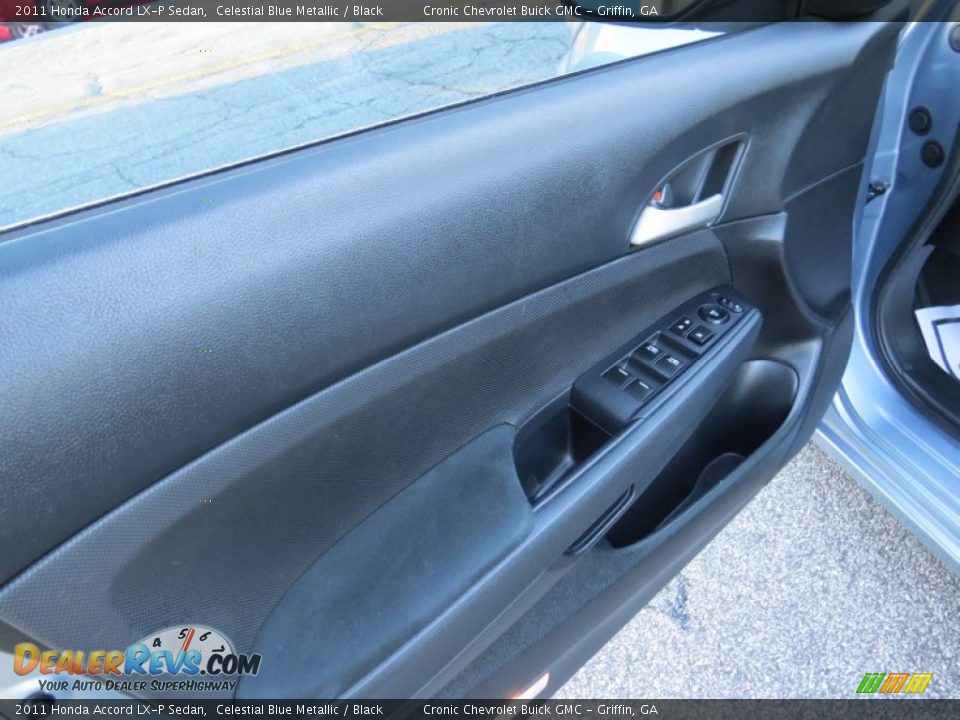 2011 Honda Accord LX-P Sedan Celestial Blue Metallic / Black Photo #11
