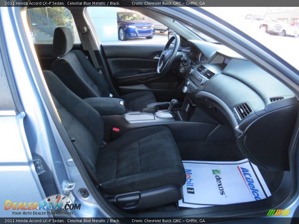 2011 Honda Accord LX-P Sedan Celestial Blue Metallic / Black Photo #14