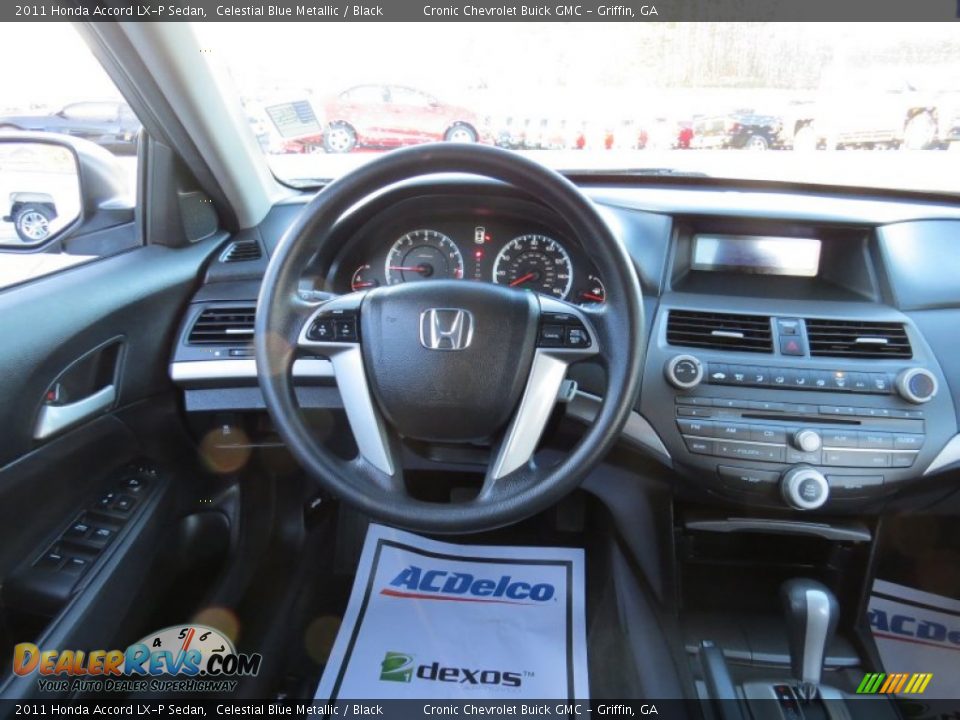 2011 Honda Accord LX-P Sedan Celestial Blue Metallic / Black Photo #18