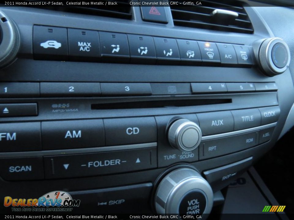 2011 Honda Accord LX-P Sedan Celestial Blue Metallic / Black Photo #21
