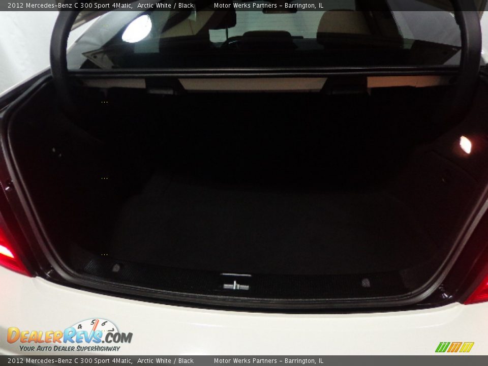 2012 Mercedes-Benz C 300 Sport 4Matic Arctic White / Black Photo #12