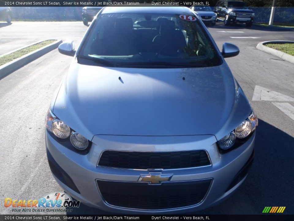 2014 Chevrolet Sonic LT Sedan Silver Ice Metallic / Jet Black/Dark Titanium Photo #2