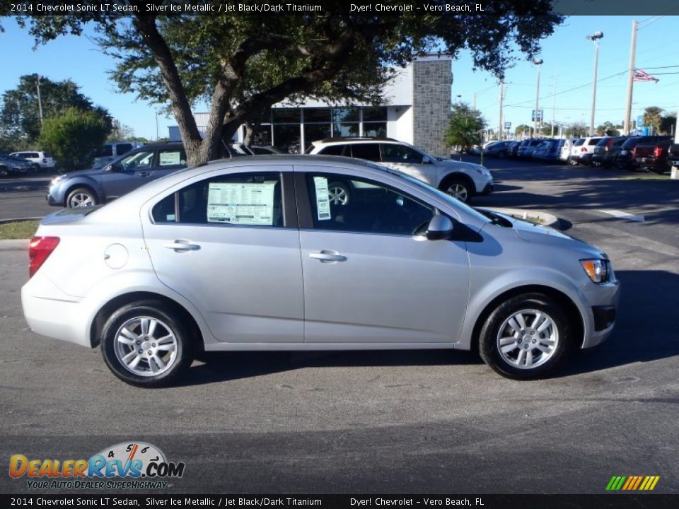 2014 Chevrolet Sonic LT Sedan Silver Ice Metallic / Jet Black/Dark Titanium Photo #7
