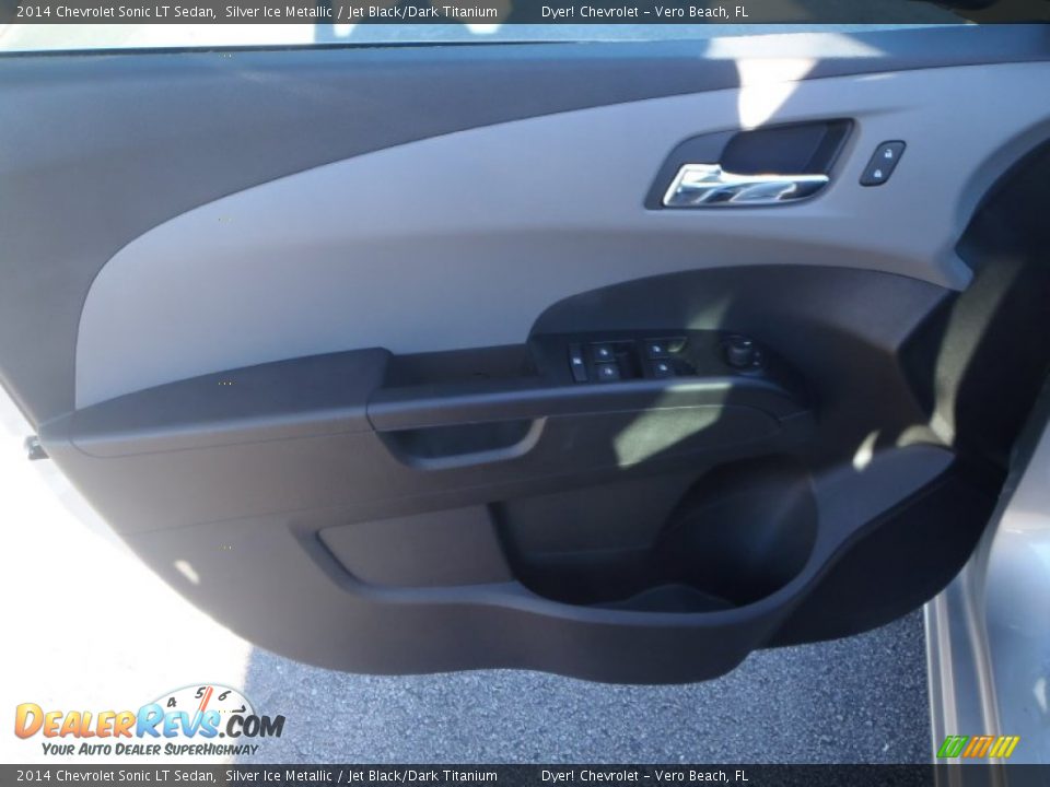 2014 Chevrolet Sonic LT Sedan Silver Ice Metallic / Jet Black/Dark Titanium Photo #9