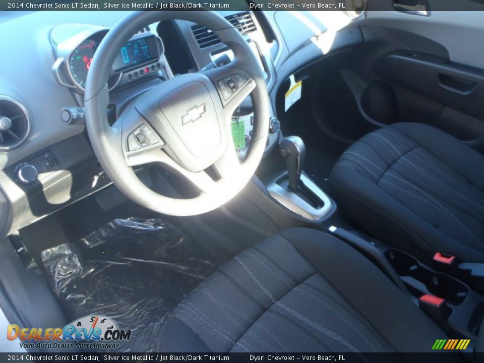 2014 Chevrolet Sonic LT Sedan Silver Ice Metallic / Jet Black/Dark Titanium Photo #10