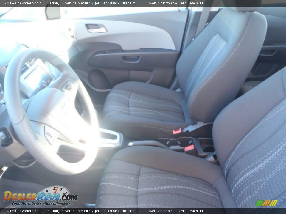 2014 Chevrolet Sonic LT Sedan Silver Ice Metallic / Jet Black/Dark Titanium Photo #11