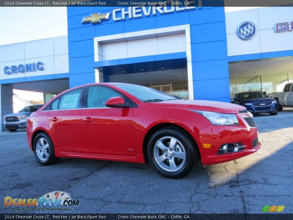 2014 Chevrolet Cruze LT Red Hot / Jet Black/Sport Red Photo #1