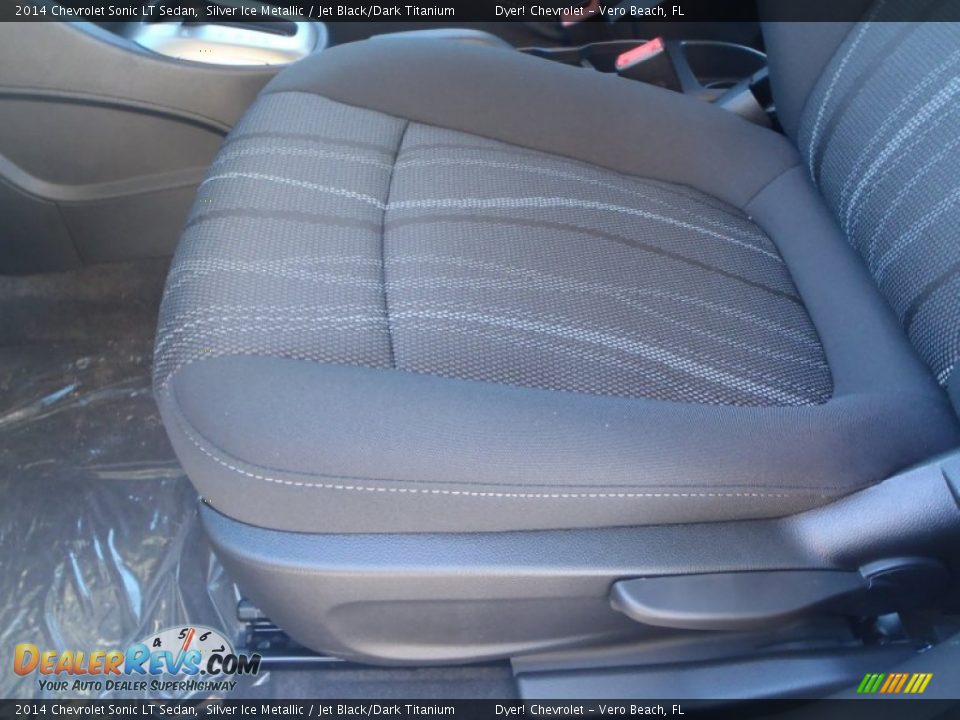 2014 Chevrolet Sonic LT Sedan Silver Ice Metallic / Jet Black/Dark Titanium Photo #12