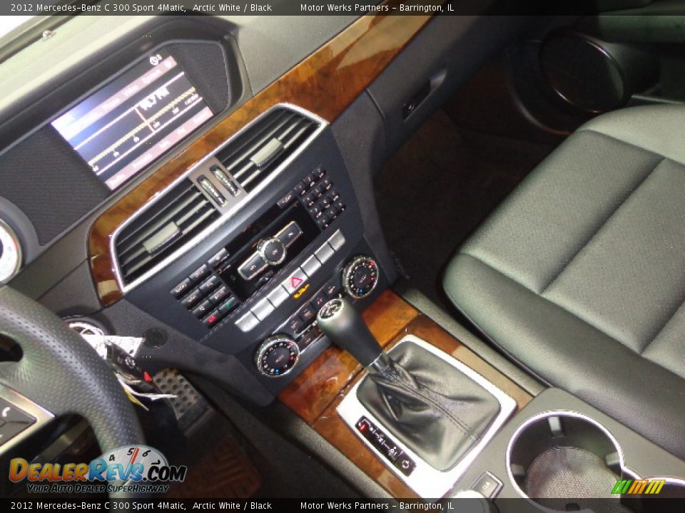 2012 Mercedes-Benz C 300 Sport 4Matic Arctic White / Black Photo #31
