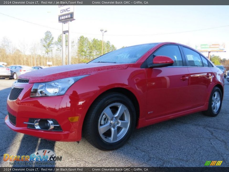 2014 Chevrolet Cruze LT Red Hot / Jet Black/Sport Red Photo #3