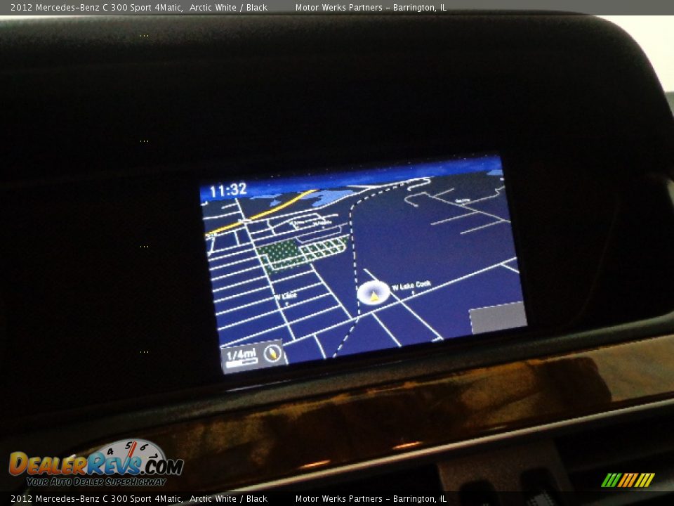 2012 Mercedes-Benz C 300 Sport 4Matic Arctic White / Black Photo #32