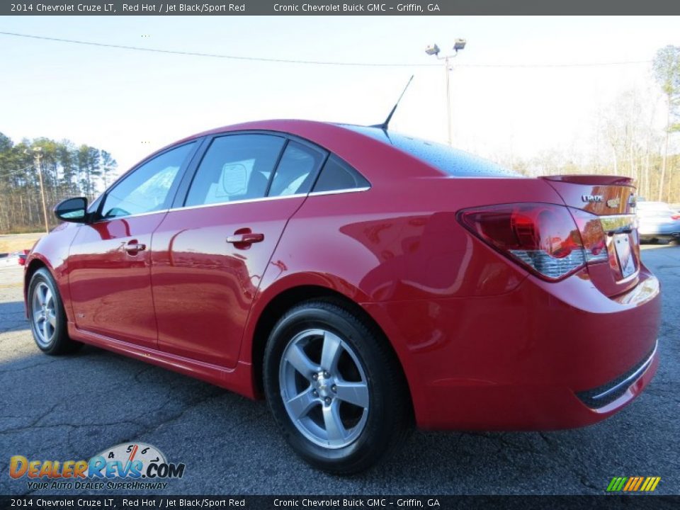 2014 Chevrolet Cruze LT Red Hot / Jet Black/Sport Red Photo #5