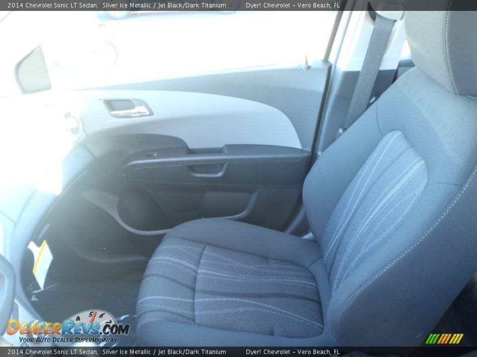 2014 Chevrolet Sonic LT Sedan Silver Ice Metallic / Jet Black/Dark Titanium Photo #16