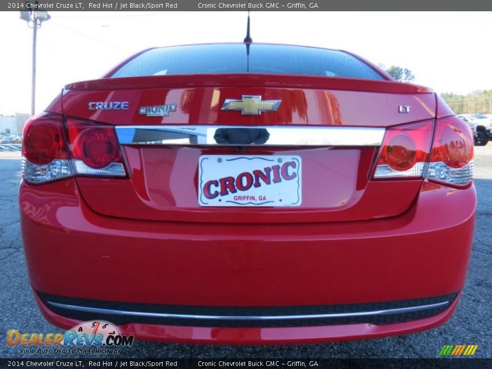 2014 Chevrolet Cruze LT Red Hot / Jet Black/Sport Red Photo #6