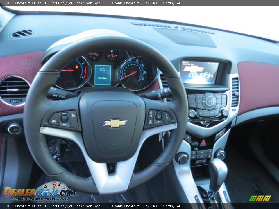 2014 Chevrolet Cruze LT Red Hot / Jet Black/Sport Red Photo #11