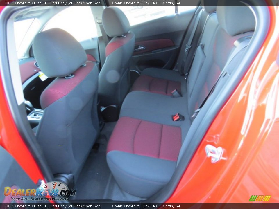2014 Chevrolet Cruze LT Red Hot / Jet Black/Sport Red Photo #13