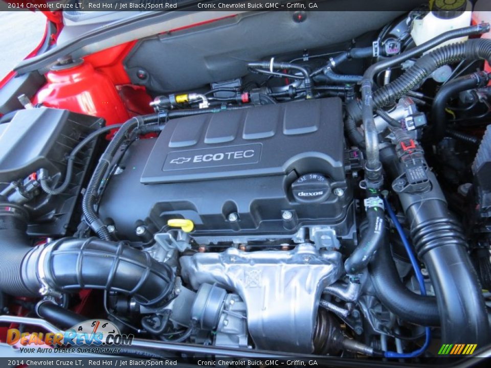 2014 Chevrolet Cruze LT Red Hot / Jet Black/Sport Red Photo #14