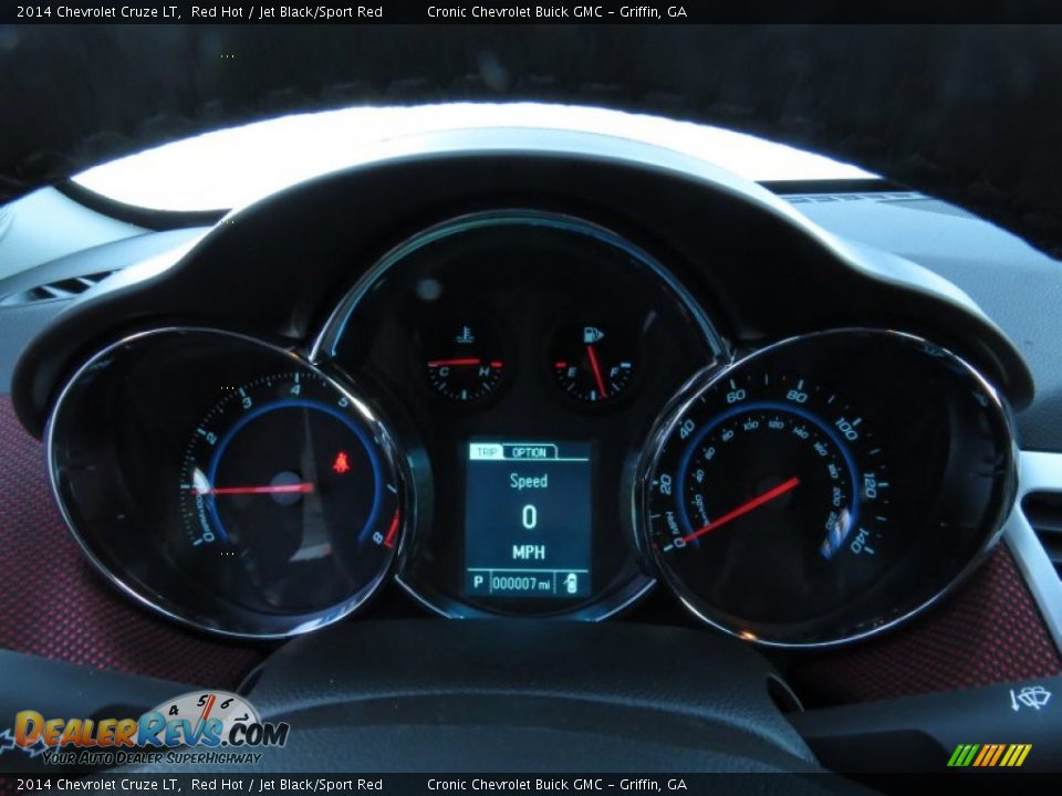 2014 Chevrolet Cruze LT Red Hot / Jet Black/Sport Red Photo #15
