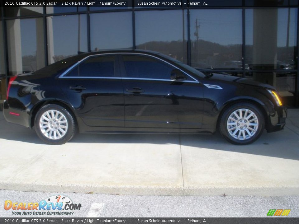 2010 Cadillac CTS 3.0 Sedan Black Raven / Light Titanium/Ebony Photo #2