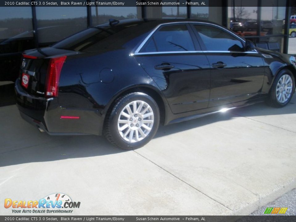 2010 Cadillac CTS 3.0 Sedan Black Raven / Light Titanium/Ebony Photo #3