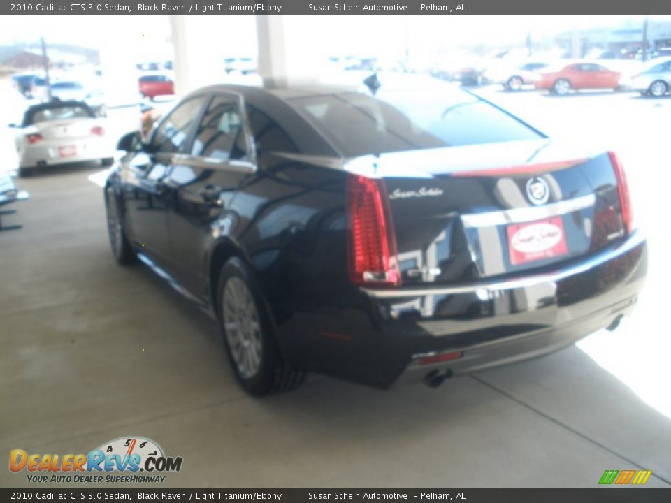 2010 Cadillac CTS 3.0 Sedan Black Raven / Light Titanium/Ebony Photo #5