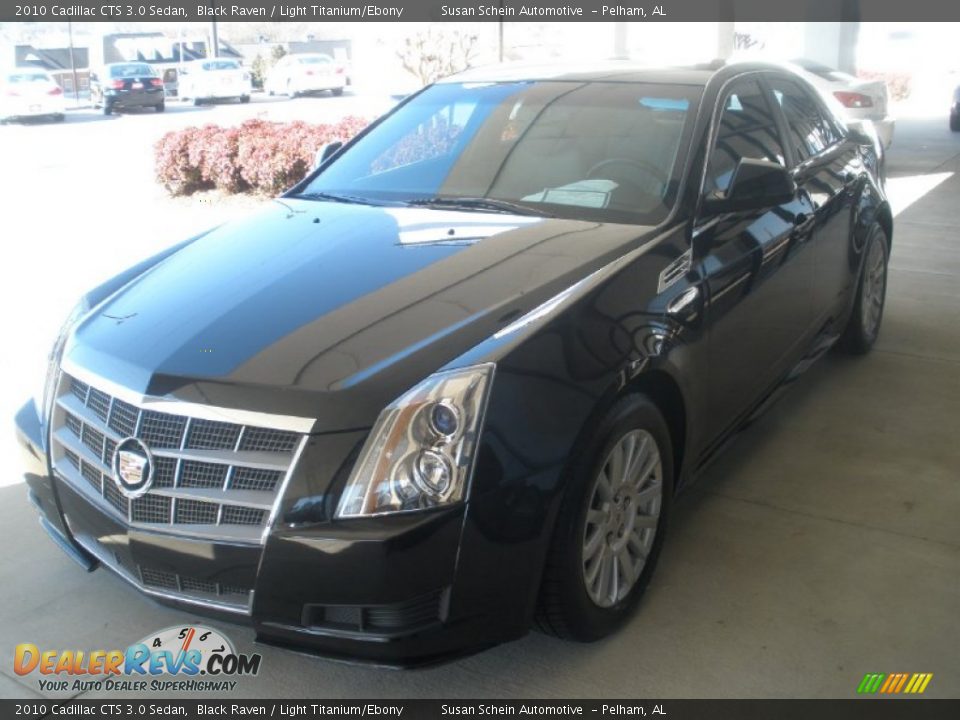 2010 Cadillac CTS 3.0 Sedan Black Raven / Light Titanium/Ebony Photo #6