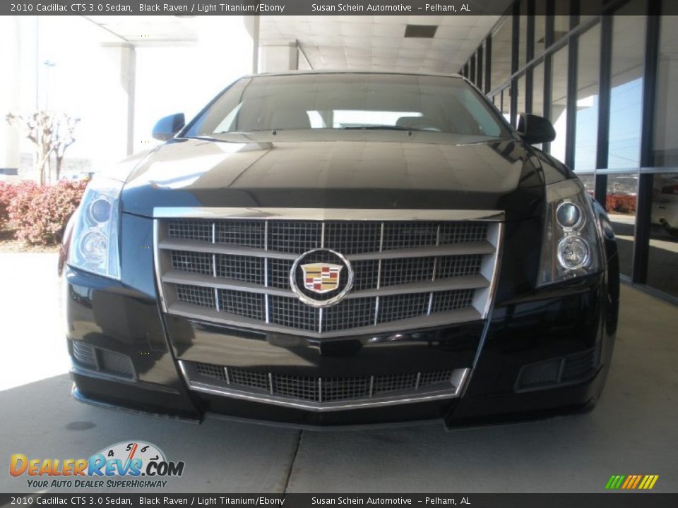 2010 Cadillac CTS 3.0 Sedan Black Raven / Light Titanium/Ebony Photo #7