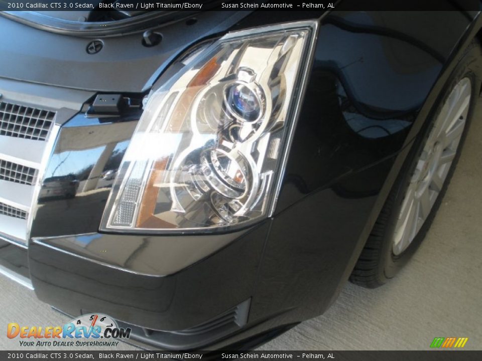 2010 Cadillac CTS 3.0 Sedan Black Raven / Light Titanium/Ebony Photo #8