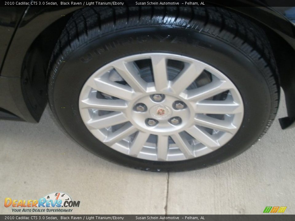 2010 Cadillac CTS 3.0 Sedan Black Raven / Light Titanium/Ebony Photo #14