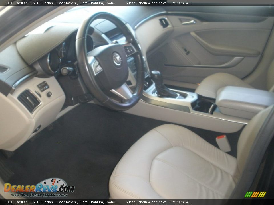 2010 Cadillac CTS 3.0 Sedan Black Raven / Light Titanium/Ebony Photo #16