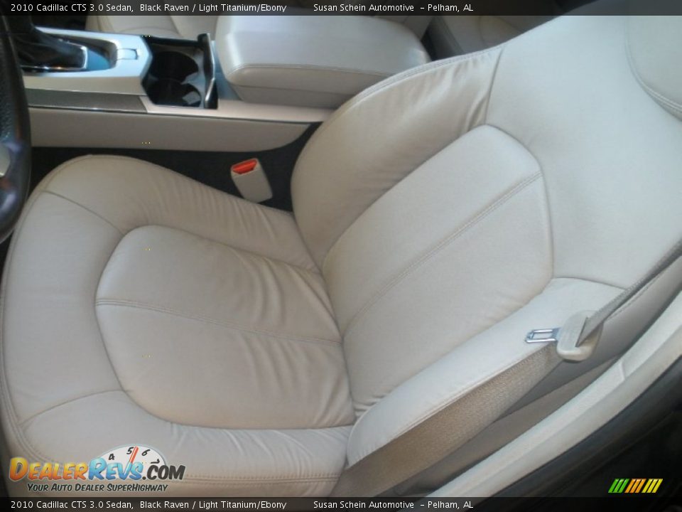 2010 Cadillac CTS 3.0 Sedan Black Raven / Light Titanium/Ebony Photo #22