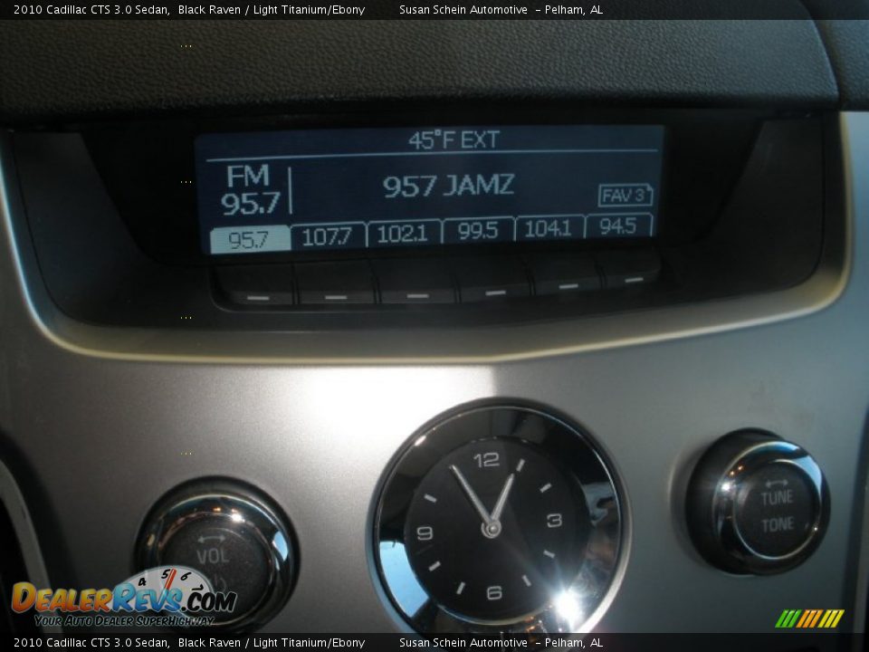 2010 Cadillac CTS 3.0 Sedan Black Raven / Light Titanium/Ebony Photo #23