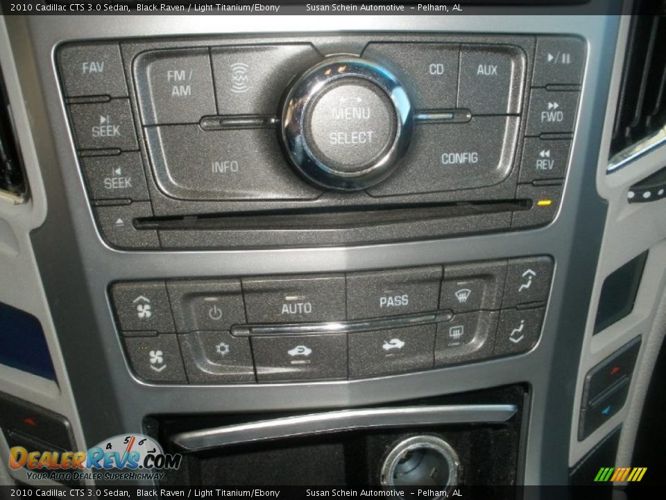 2010 Cadillac CTS 3.0 Sedan Black Raven / Light Titanium/Ebony Photo #24