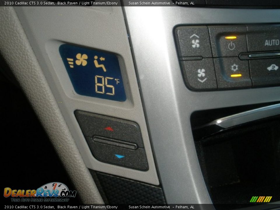 2010 Cadillac CTS 3.0 Sedan Black Raven / Light Titanium/Ebony Photo #25