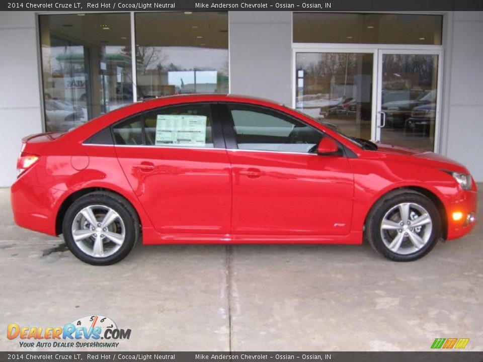 2014 Chevrolet Cruze LT Red Hot / Cocoa/Light Neutral Photo #2