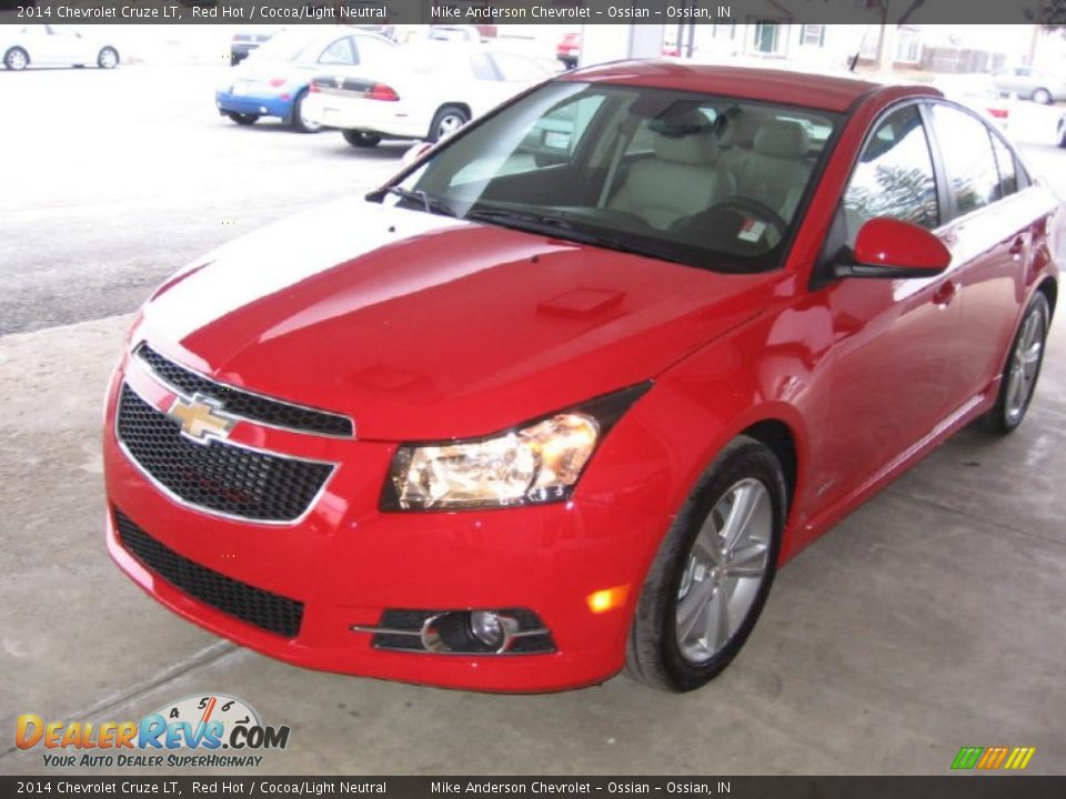 2014 Chevrolet Cruze LT Red Hot / Cocoa/Light Neutral Photo #18