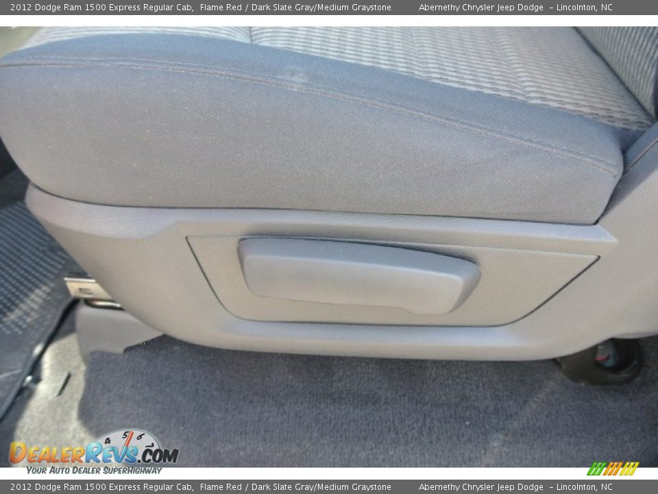2012 Dodge Ram 1500 Express Regular Cab Flame Red / Dark Slate Gray/Medium Graystone Photo #9