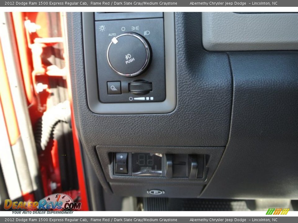 2012 Dodge Ram 1500 Express Regular Cab Flame Red / Dark Slate Gray/Medium Graystone Photo #10