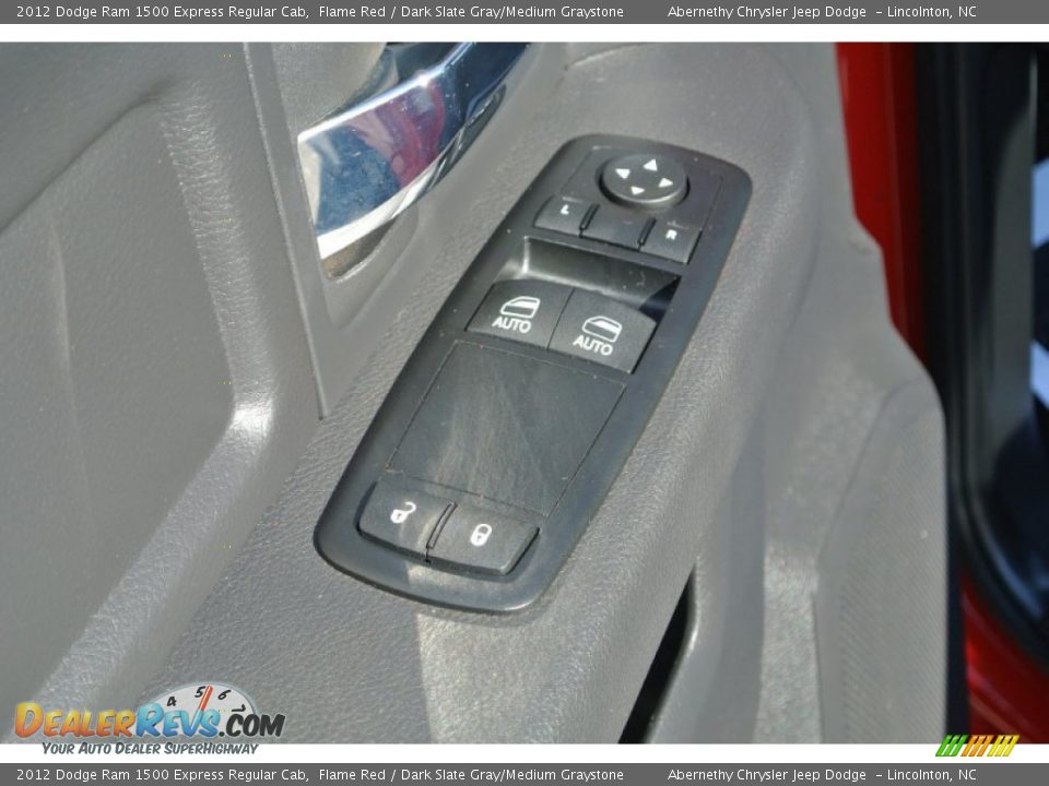 2012 Dodge Ram 1500 Express Regular Cab Flame Red / Dark Slate Gray/Medium Graystone Photo #12