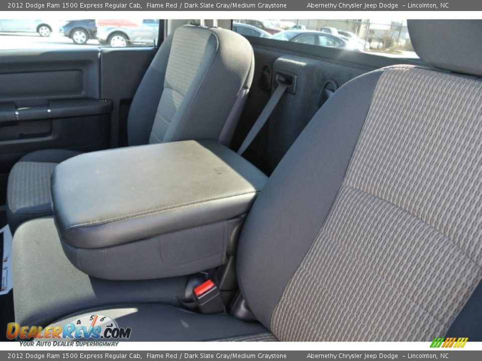 2012 Dodge Ram 1500 Express Regular Cab Flame Red / Dark Slate Gray/Medium Graystone Photo #13
