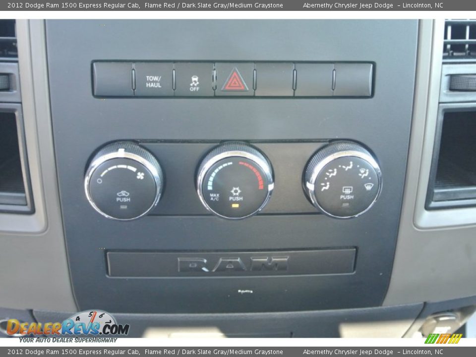 2012 Dodge Ram 1500 Express Regular Cab Flame Red / Dark Slate Gray/Medium Graystone Photo #14