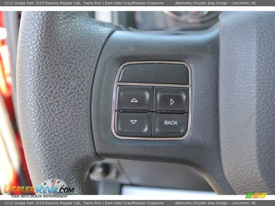 2012 Dodge Ram 1500 Express Regular Cab Flame Red / Dark Slate Gray/Medium Graystone Photo #17