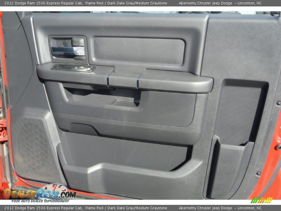 2012 Dodge Ram 1500 Express Regular Cab Flame Red / Dark Slate Gray/Medium Graystone Photo #22